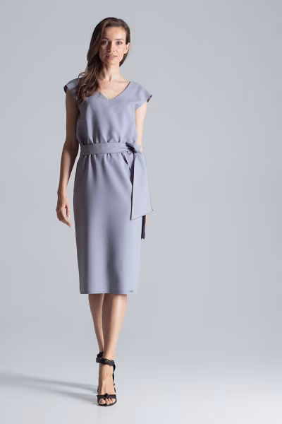 Sukienka Model M674 Grey - Figl — zdjęcie 1