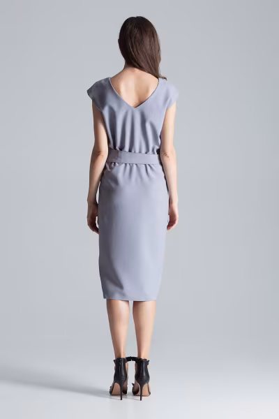 Sukienka Model M674 Grey - Figl — zdjęcie 3