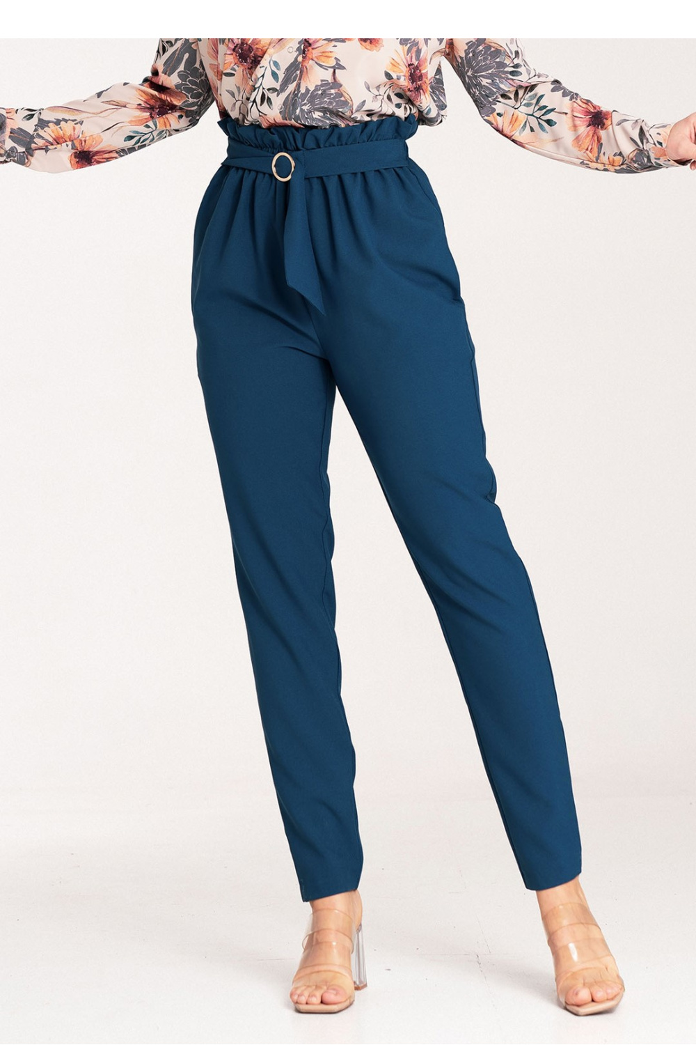 Spodnie Damskie Model M1072 Navy - Figl