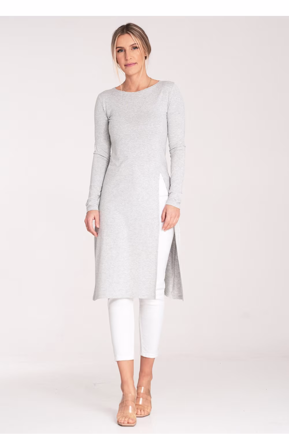 Tunika Model M1075 Grey - Figl
