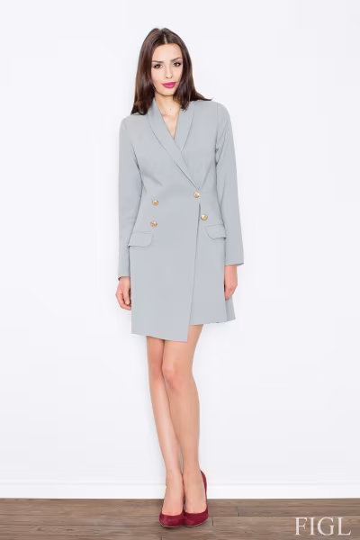 Sukienka Model M447 Grey - Figl — zdjęcie 1