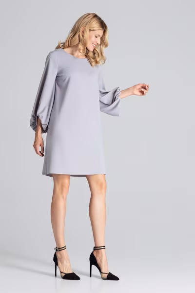 Sukienka Model M693 Grey - Figl — zdjęcie 2