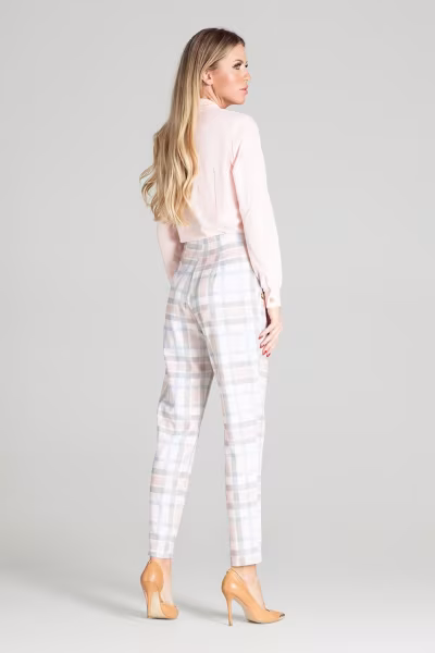 Koszula Damska Model M700 Pink - Figl — zdjęcie 3