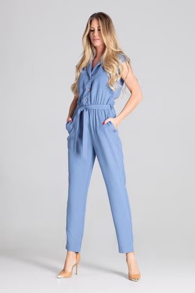 Kombinezon Damski Model M695 Blue - Figl — zdjęcie 2