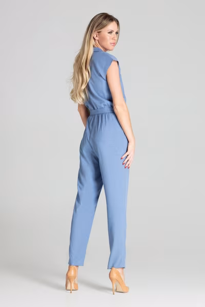 Kombinezon Damski Model M695 Blue - Figl — zdjęcie 3