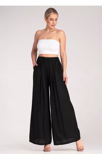 Spodnie Damska Model M1158 Black - Figl — zdjęcie 1