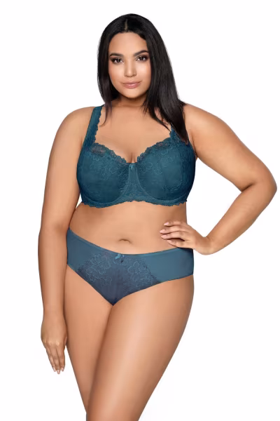 Biustonosz push up Biustonosz Usztywniany Model Carmela Big M-053/22 Topaz - Mat — zdjęcie 2