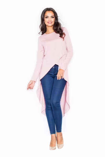Tunika Model M412 Pink - Figl — zdjęcie 2
