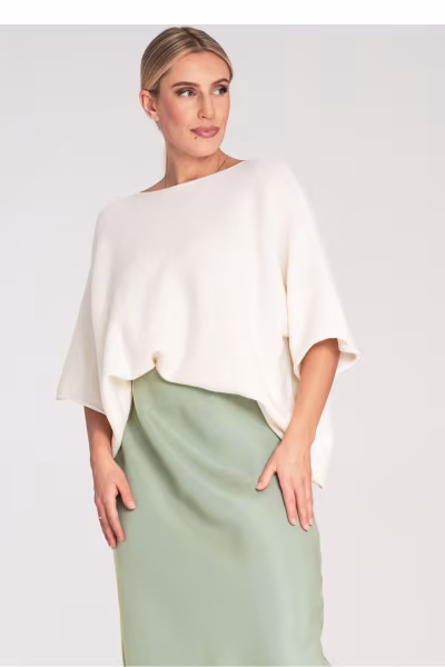 Sweter Damski Model M1102 Ecru - Figl — zdjęcie 1