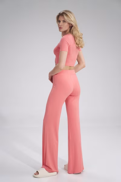 Spodnie Damskie Model M749 Coral - Figl — zdjęcie 3