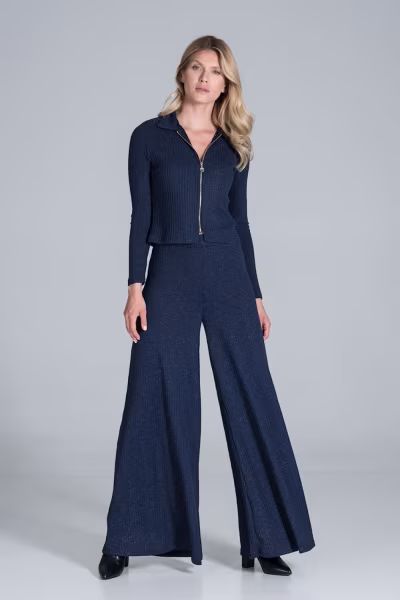 Bluzka Model M823 Navy - Figl — zdjęcie 2