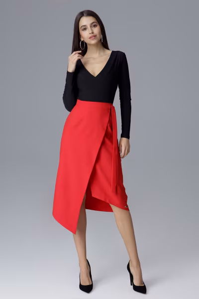 Spódnica Model M629 Red - Figl — zdjęcie 3