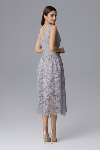 Sukienka Model M639 Grey - Figl — zdjęcie 3