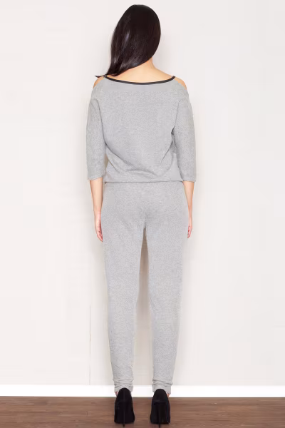 Kombinezon Damski Model 356 Dark Grey - Figl — zdjęcie 3