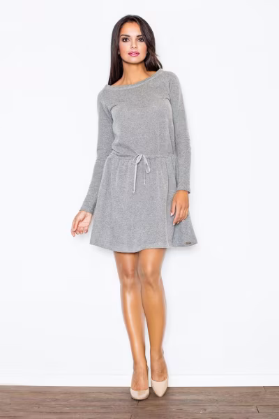 Sukienka Model 334 Dark Grey - Figl — zdjęcie 1