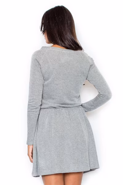 Sukienka Model 334 Dark Grey - Figl — zdjęcie 2