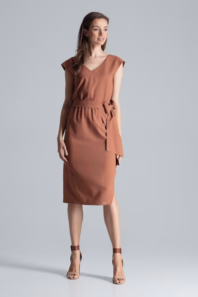 Sukienka Model M674 Brown - Figl — zdjęcie 1