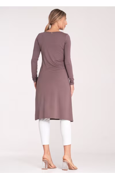 Tunika Model M1075 Brown - Figl — zdjęcie 3