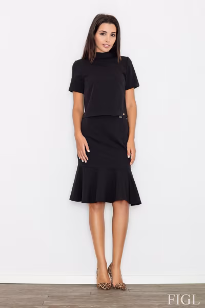Bluzka Model M542 Black - Figl — zdjęcie 2