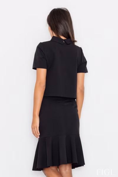 Bluzka Model M542 Black - Figl — zdjęcie 3