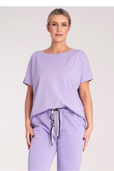 Tshirt Damski Model M1164 Violet - Figl — zdjęcie 2