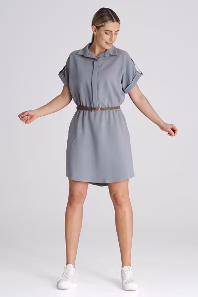 Sukienka Model M1001 Grey - Figl — zdjęcie 2