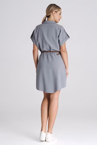 Sukienka Model M1001 Grey - Figl — zdjęcie 3