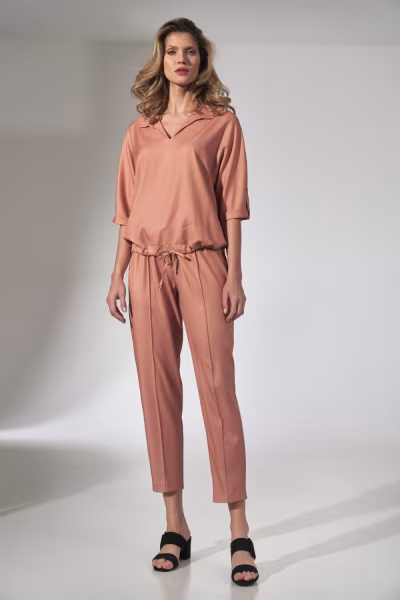 Bluzka Model M744 Orange - Figl — zdjęcie 2