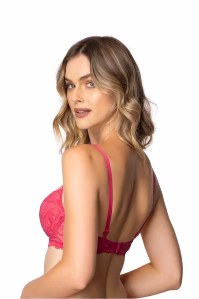 Biustonosz push up Biustonosz Push-up Model Eternal M-4028/11 Malina - Mat — zdjęcie 1