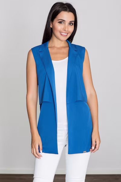 Kamizelka Damska Model M560 Blue - Figl — zdjęcie 1