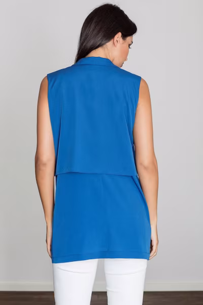 Kamizelka Damska Model M560 Blue - Figl — zdjęcie 2