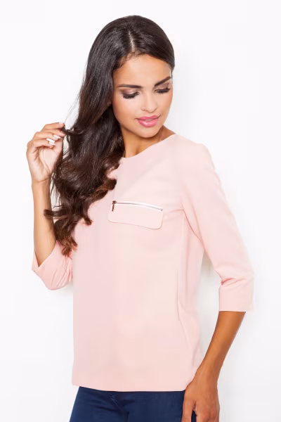 Bluzka Model M393 Pink - Figl — zdjęcie 1