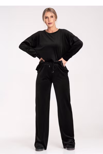 Spodnie Komplet Model M1100 Black - Figl — zdjęcie 1