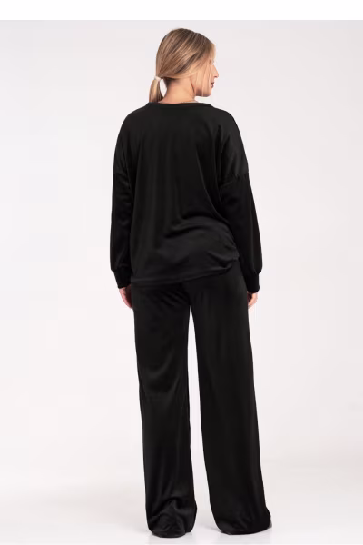 Spodnie Komplet Model M1100 Black - Figl — zdjęcie 3