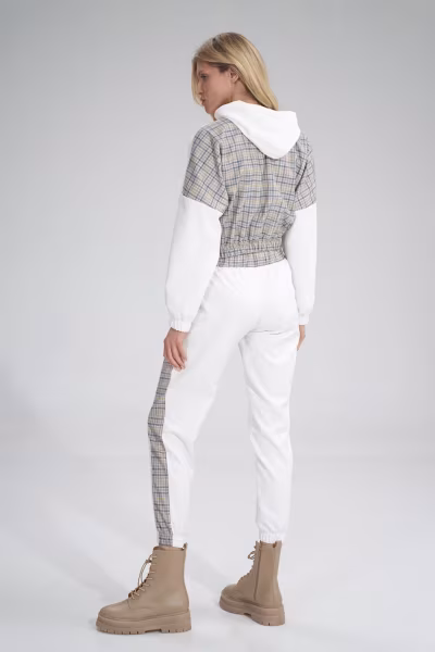 Bluza Damska Model M757 Ecru/Wzór 121 - Figl — zdjęcie 3
