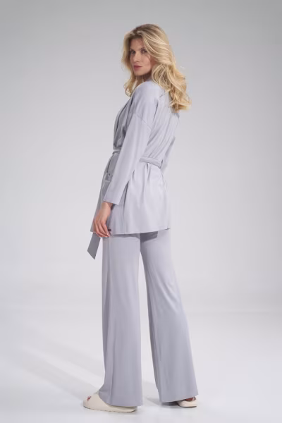 Bluza Damska Model M750 Light Grey - Figl — zdjęcie 3