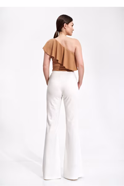Bluzka Model M875 Beige - Figl — zdjęcie 3