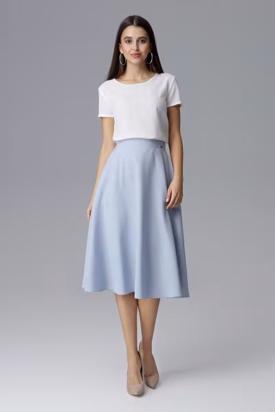 Spódnica Model M628 Sky Blue - Figl — zdjęcie 2