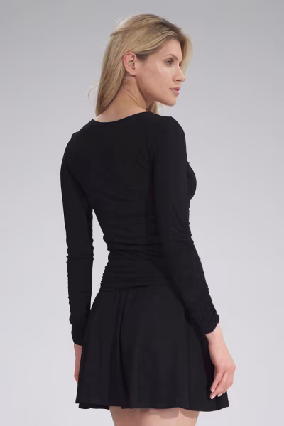 Bluzka Model M788 Black - Figl — zdjęcie 3