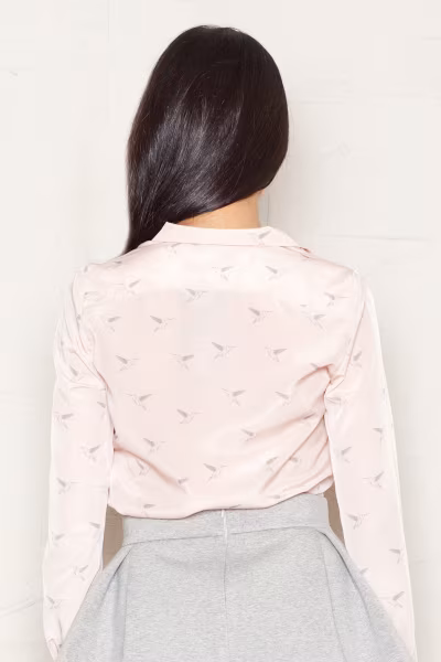 Koszula Damska Model M284 Pink - Figl — zdjęcie 3