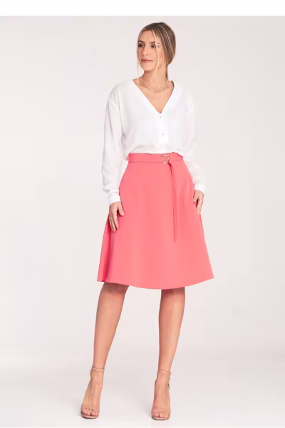 Spódnica Model M1074 Coral - Figl — zdjęcie 2