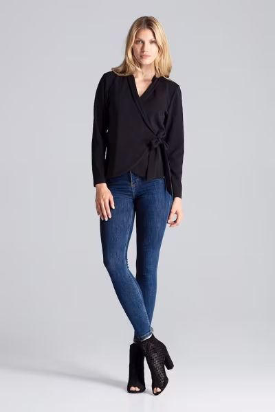 Bluzka Model M692 Black - Figl — zdjęcie 2