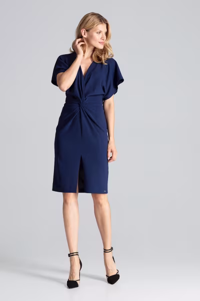 Sukienka Model M687 Navy - Figl — zdjęcie 2