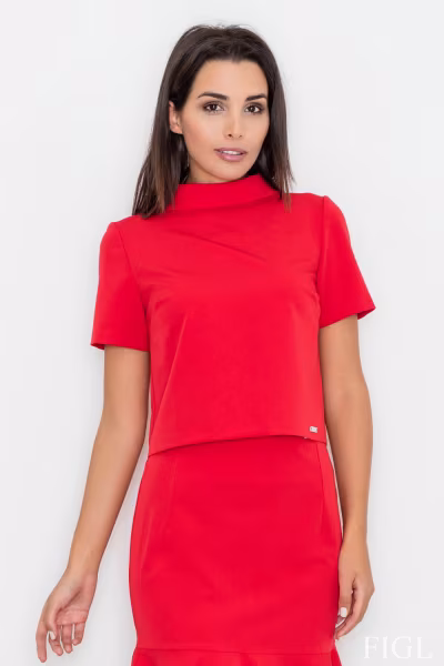 Bluzka Model M542 Red - Figl — zdjęcie 1
