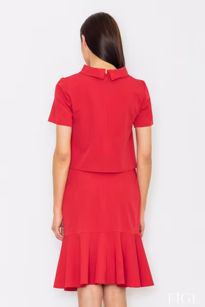 Bluzka Model M542 Red - Figl — zdjęcie 3