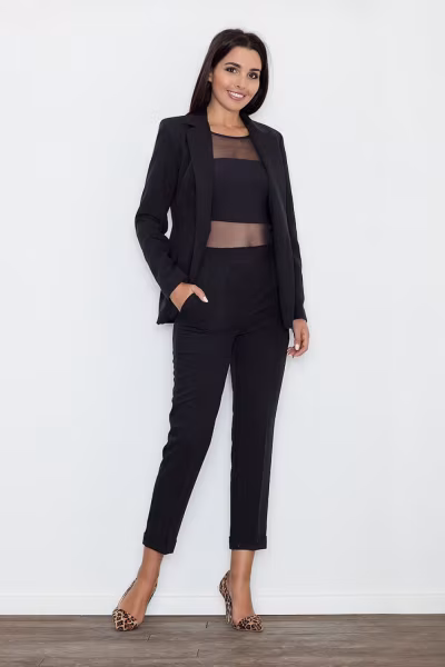 Spodnie Damskie Model M552 Black - Figl — zdjęcie 1