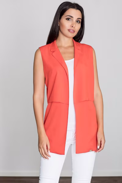 Kamizelka Damska Model M560 Red - Figl — zdjęcie 1