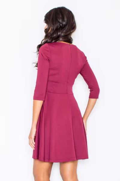 Sukienka Model M081 Bordo - Figl — zdjęcie 3