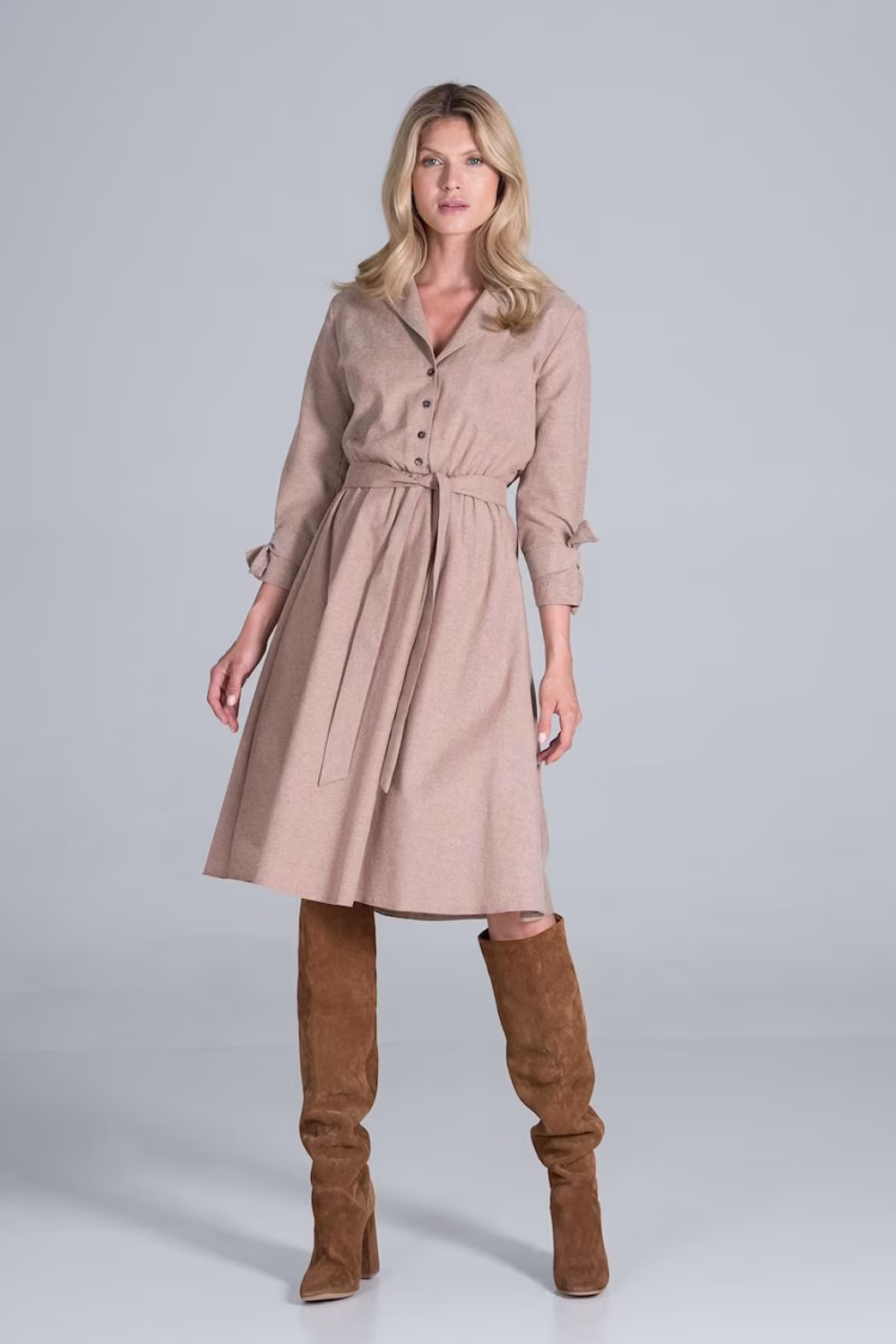 Sukienka Model M838 Beige - Figl