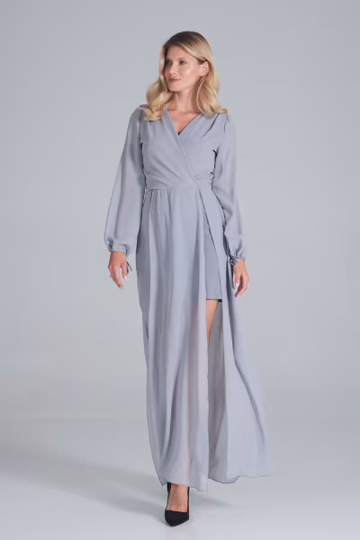 Sukienka Model M850 Grey - Figl — zdjęcie 2